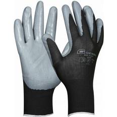 Gebol Guantes de trabajo Midi Flex (10, Gris/Negro, par)