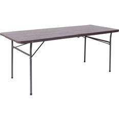 Furniture Flash Furniture Elijah 6-Foot Bi-Fold Dining Table