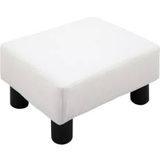 Leathers Foot Stools Homcom Modern Foot Stool