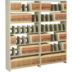 Beige Shelving Systems Tennsco Snap-Together