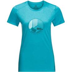 Jack Wolfskin Women Crosstrail Graphic T-Shirt - Scuba