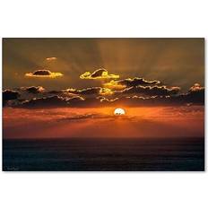 Interior Details Trademark Fine Art "Mediterranean Sunset" David Ayash Photographic Print on Wrapped Wall Decor