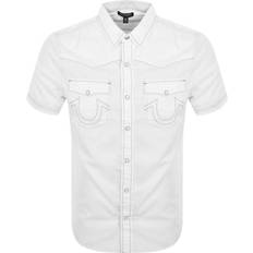 True Religion Big T Western Shirt White