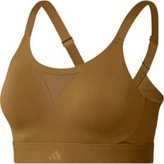 Bronze - Damen - Trainingsbekleidung Adidas Tailored Impact Training High-Support Bra - Bronze Strata