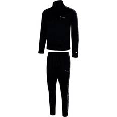 Full zip tracksuit Barnkläder Champion Jacquard Tape Full-Zip Tracksuit - Black