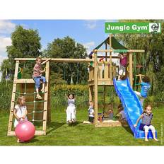 Jungle Gym Play Tower Complete Lodge Incl Slide