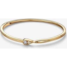 Pandora Transparent Bracelets Pandora Brilliance Lab-created 0.25 ct tw Diamond Bangle Clear in