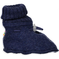 Blau Hausschuhe Joha Sleeping Booties - Dark Blue Melange