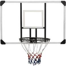 vidaXL Basketball Backboard Transparent 106x69x3cm