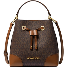 Bags Michael Kors Mercer Small Logo Bucket Bag - Brown