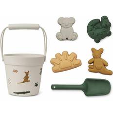 Tiere Sandspielzeuge Liewood Dante Silicone Beach Bucket & Accessories