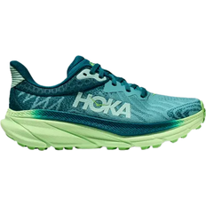 Hoka Challenger 7 Chaussures Femme en Ocean Mist/Lime Glow Taille