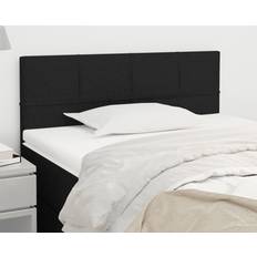 vidaXL Svart 90x5x78/88 cm Tyg Sänggavel