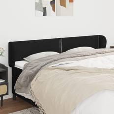 vidaXL mit Ohren Schwarz 203 x 23 x 78/88 cm Kopfteil