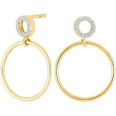 Nordahl Andersen Circles Karat Guld Öronsnäcka Med Diamanter 0,05 Carat W/si 310016BR5