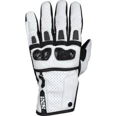 Cuero Cascos de ciclismo iXS Guantes de Moto Talura 3..0 Blanco-Negro