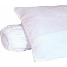 Blanc Housses de coussin Sous-taie D'Oreiller Molleton 100% Coton Gratté 60x60 cm Blanc (Lot 2) Housse de coussin Blanc (60x60cm)