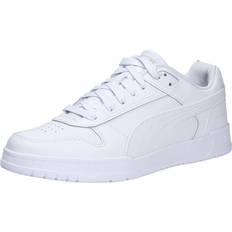 Puma Barnesko Puma Junior Rebound Game Low Trainers - Puma White/Puma White/Puma Team