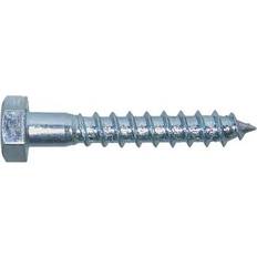 Plus plus 100 set Solar Plus Fransk Skruv M6x50 mm Förzinkad DIN 571 Nyckelbredd 10 mm Set of 100 50st
