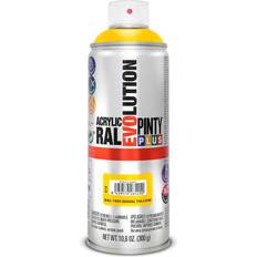 Pintura Spray RAL 1003 Amarillo Seíales 520 cc Transparente, Amarillo 0.4L