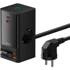 Baseus 65w Baseus PowerCombo (65W) USB Ladegerät, Schwarz