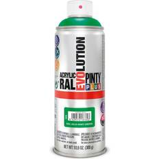 Pintura Spray PintyPlus Evolution Ral 6029 Verde Menta 520 cc Verde, Transparente 0.4L