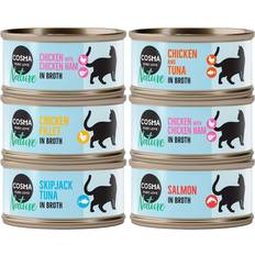 Cosma 48x70g Kylling & Tun ost Nature kattemad