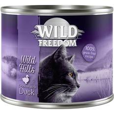 Wild Freedom 200g/400g Wild Freedom Wet Cat Food 20 + 4 Free!* Wild Duck Chicken