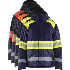 Blåkläder Hi-Vis Winter Jacket - Navy Blue/Orange