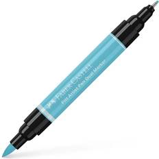 Turkosa Penselpennor Faber-Castell PITT Artist Pen Dual Marker – Light cobalt turquoise 154