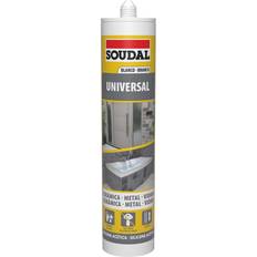 Bon_marché Mastics Soudal E3/96411 Silicone Universelle Blanche 280 ml 103184