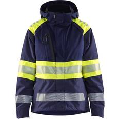 Arbejdstøj & Udstyr Blåkläder dame skaljakke, Marine/Hi-Vis Orange