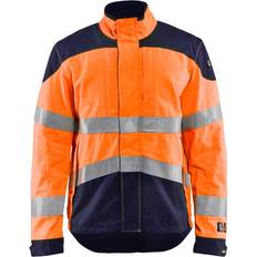 Blåkläder 408915135389XXL Inhärent Multinorm Jacke, High Vis Orange/Marineblau, Größe