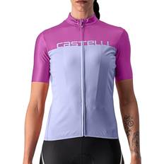 Castelli cycling jersey Castelli Women's Velcissima Cycling Jersey, Violet Mist/Amethyst