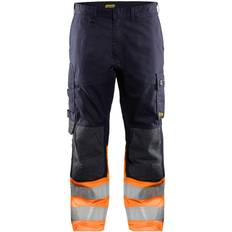 Blåkläder 148815138953D112 Multinorm Inhärent Arbeitshose, Marineblau/Orange, Größe D112