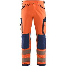 Arbejdstøj & Udstyr Blåkläder arbejdsbukser full stretch, Hi-vis Orange/Marine