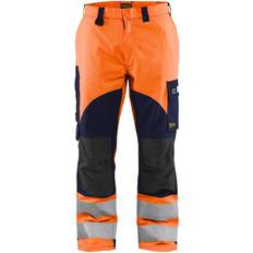 Arbejdstøj & Udstyr Blåkläder Multinorm arbejdsbukser, Hi-vis Orange/Marine