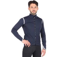 Silver Jackets Castelli Alpha Ultimate Insulated Jacket, Savile Blue/Silver Reflex/Steel Blue