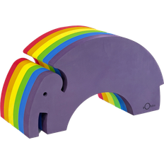 Elefanter Skumformer Bobles Elephant L Rainbow 55cm