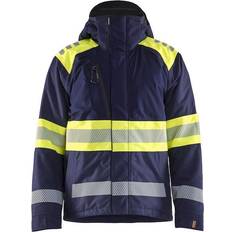 Blåkläder vinterjakke, Marine/Hi-Vis gul