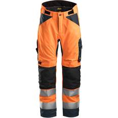 Snickers AllroundWork High-Vis Insulated Trousers - High Vis Orange/Steel Grey