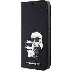 Karl Lagerfeld iPhone 14 Pro Etui NFT Saffiano Sort