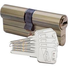 Cilindro De Seguridad Europerfil 33-38 Latón Leva Larga 2000S2LP3338LL
