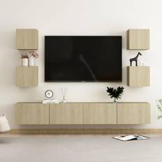 vidaXL Cabinet Set Stand TV Bench