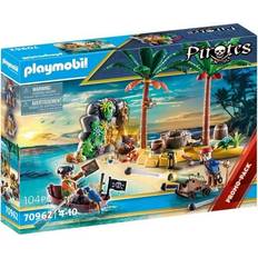 Playmobil pirate Playmobil Pirate Treasure Island with Rowboat 70962