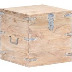 vidaXL Baule 40 x 40 x 40 cm in Legno Massello di Acacia Cassettiera