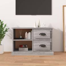 Gris Muebles de TV vidaXL Para Madera Contrachapada Gris Sonoma 73x35.5x47.5 cm Mueble de TV