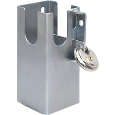 Trailer Locks vidaXL Hitch Lock Silver 11 x 11 x 23.5 cm
