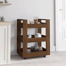 vidaXL Kitchen Engineered Trolley Table