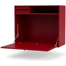 Rød Skrivebord Montana Furniture STUDIO væghængt Skrivebord